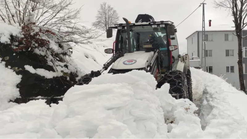 Trabzon Büyükşehir'in kış mesaisi başladı