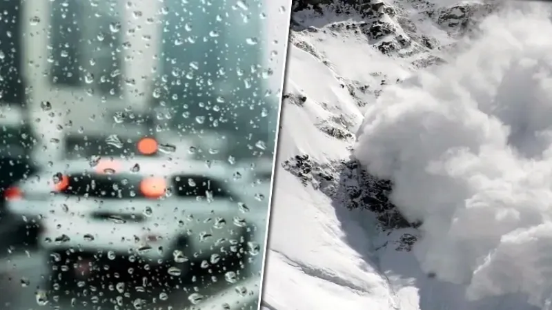 Meteoroloji’den kritik uyarılar: Kuvvetli yağış, don ve çığ tehlikesi!
