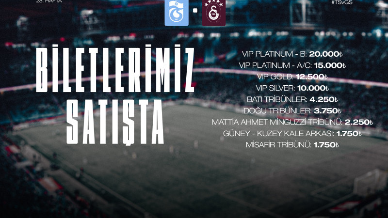 Galatasaray maçı biletleri satışa çıktı